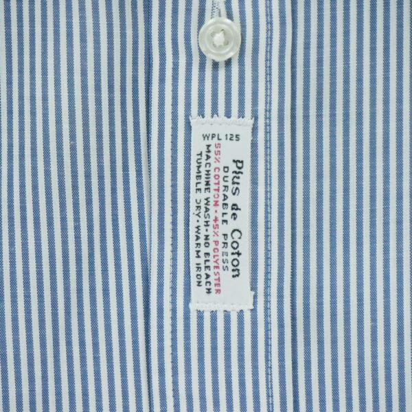 Chemise classiques homme manches longues bleu Dior Motif a rayures