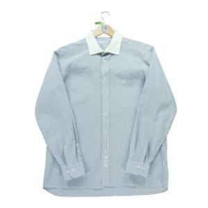 Chemise classiques homme manches longues bleu Dior Motif a rayures