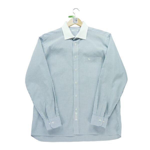 Chemise classiques homme manches longues bleu Dior Motif a rayures