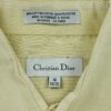 Chemise classiques homme manches longues jaune Dior