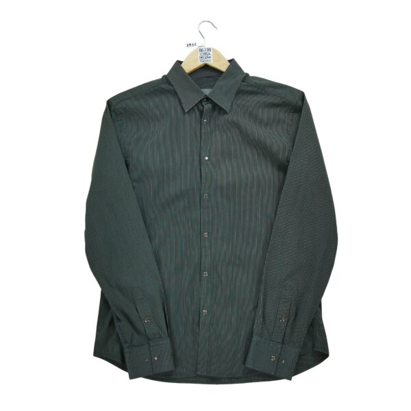 Chemise classiques homme manches longues noir Armani Exchange Motif a rayures