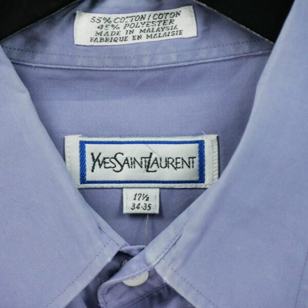 Chemise classiques homme manches longues violet Yves Saint Laurent