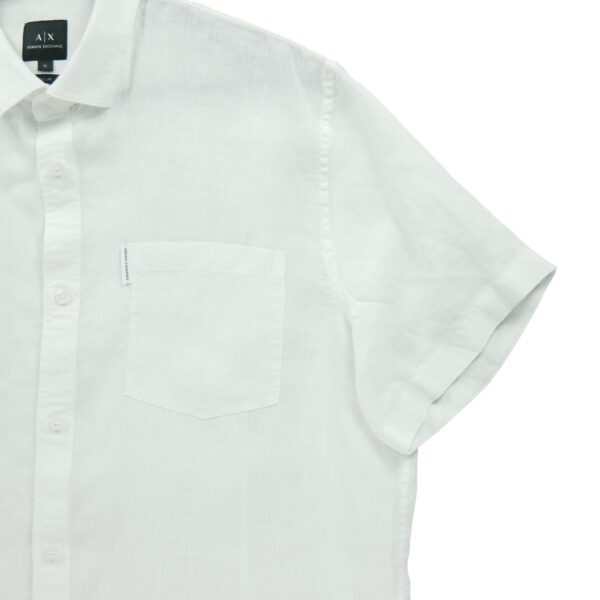Chemise detente homme manches courtes blanc Armani Exchange