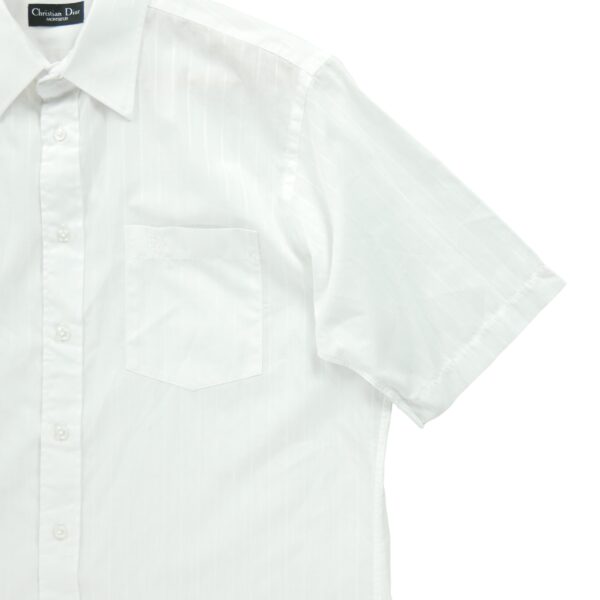 Chemise detente homme manches courtes blanc Dior Motif a rayures