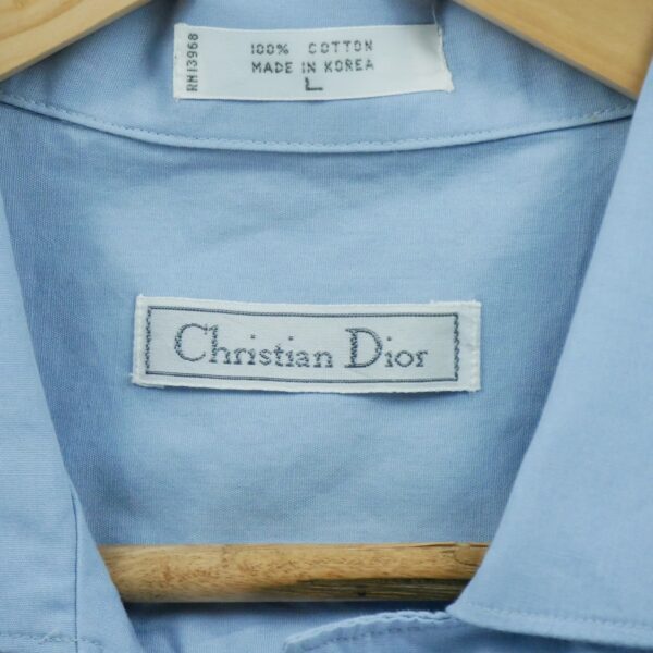 Chemise detente homme manches courtes bleu clair Dior