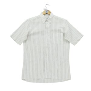 Chemise detente homme manches courtes orange Dior Motif a rayures