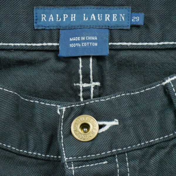 Jean coupe ajustee homme noir Polo Ralph Lauren