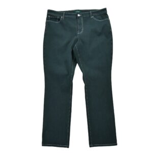 Jean coupe droite femme gris Polo Ralph Lauren