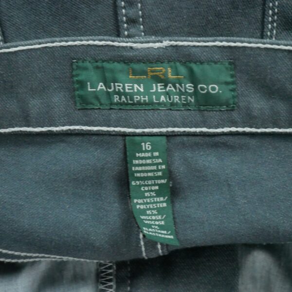 Jean coupe droite femme gris Polo Ralph Lauren
