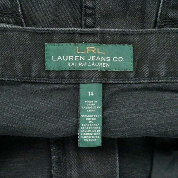 Jean coupe droite femme noir Polo Ralph Lauren