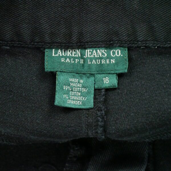Jean coupe droite femme noir Polo Ralph Lauren