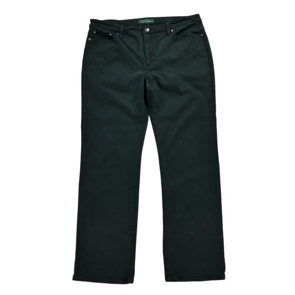 Jean coupe droite femme noir Polo Ralph Lauren