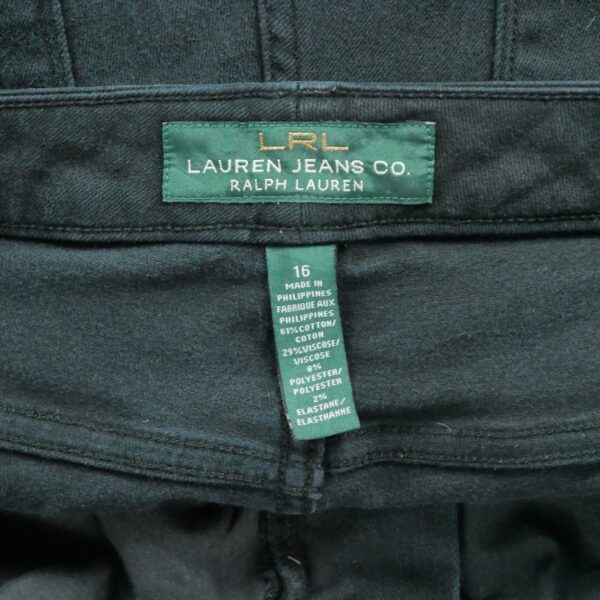 Jean coupe droite femme noir Polo Ralph Lauren