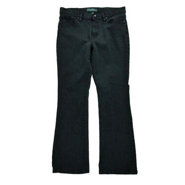 Jean coupe droite femme noir Polo Ralph Lauren