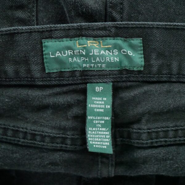 Jean coupe droite femme noir Polo Ralph Lauren