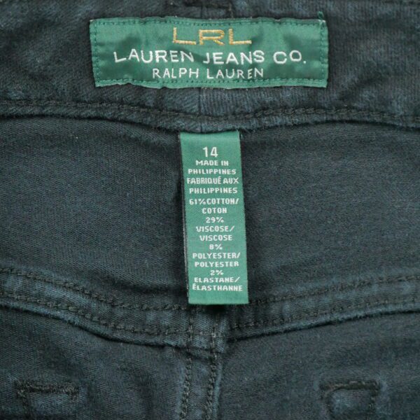Jean coupe droite femme noir Polo Ralph Lauren