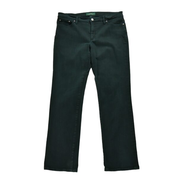 Jean coupe droite femme noir Polo Ralph Lauren