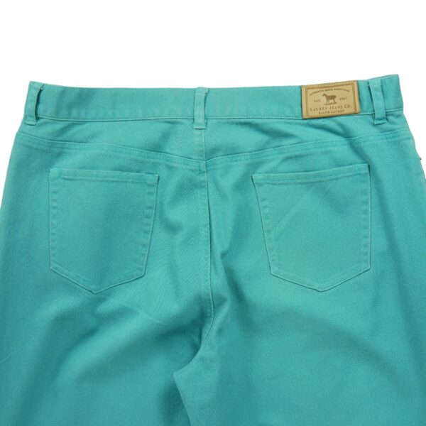 Jean coupe droite femme turquoise Polo Ralph Lauren