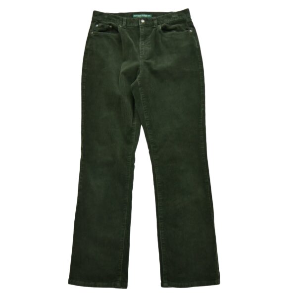 Jean coupe droite femme vert Polo Ralph Lauren