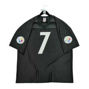 Maillot manches courtes homme noir NFL Equipe Pittsburgh Steelers Roethlisberger