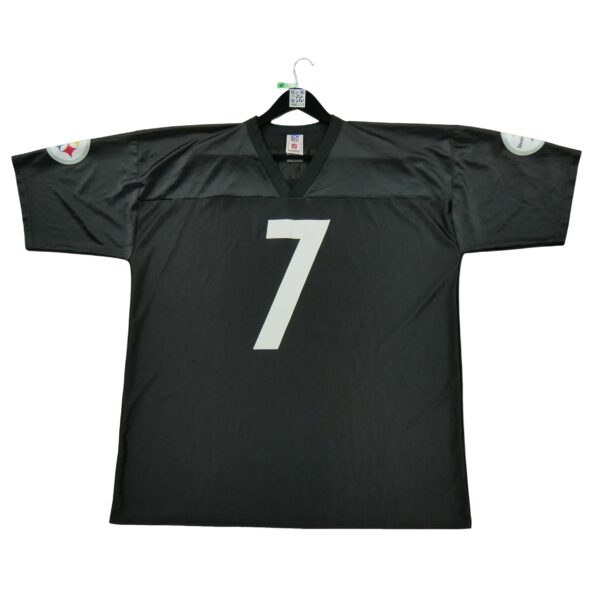 Maillot manches courtes homme noir NFL Equipe Pittsburgh Steelers Roethlisberger