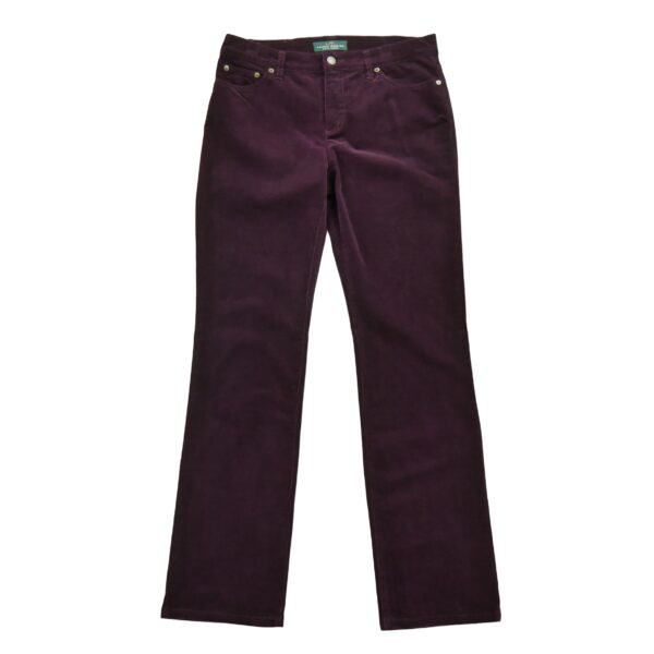 Pantalon classiques femme bordeaux Polo Ralph Lauren