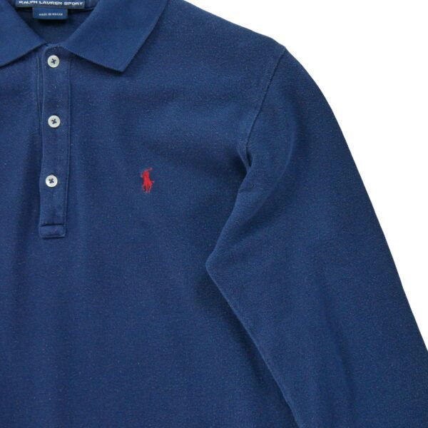 Polo manches 34 femme marine Polo Ralph Lauren Col Polo