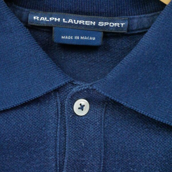 Polo manches 34 femme marine Polo Ralph Lauren Col Polo
