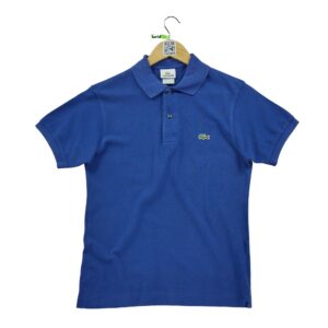 Polo manches courtes femme bleu Lacoste Col Polo