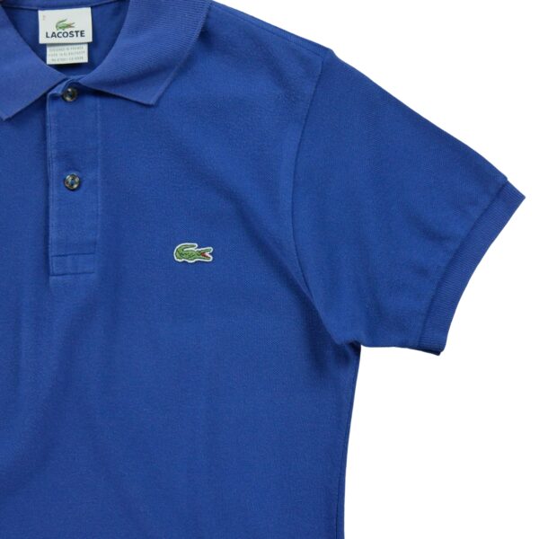 Polo manches courtes femme bleu Lacoste Col Polo