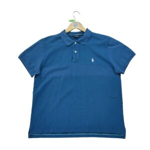 Polo manches courtes femme bleu Polo Ralph Lauren Col Polo