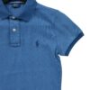 Polo manches courtes femme bleu Polo Ralph Lauren Motif chine Col Polo