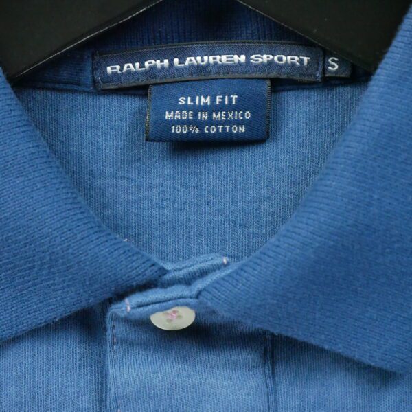 Polo manches courtes femme bleu Polo Ralph Lauren Motif chine Col Polo
