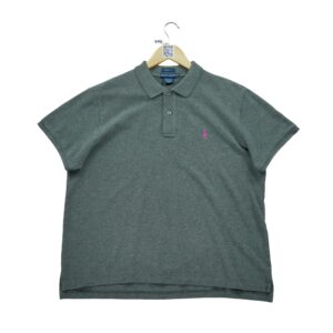 Polo manches courtes femme gris Polo Ralph Lauren Motif chine Col Polo