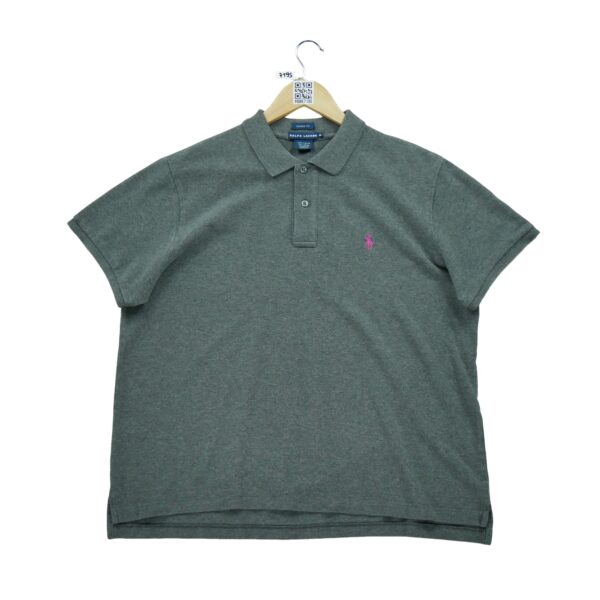 Polo manches courtes femme gris Polo Ralph Lauren Motif chine Col Polo