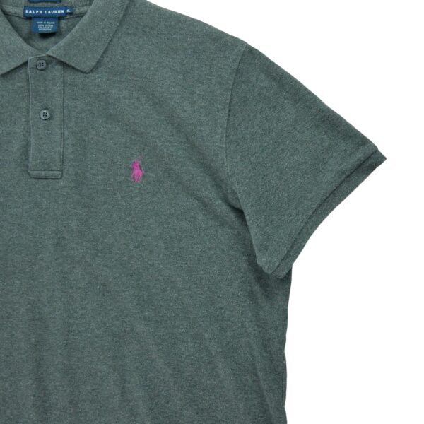 Polo manches courtes femme gris Polo Ralph Lauren Motif chine Col Polo