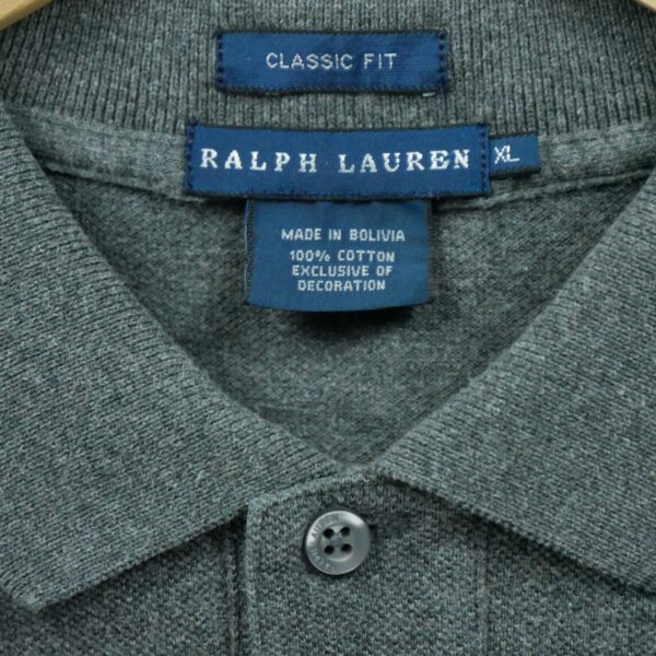 Polo manches courtes femme gris Polo Ralph Lauren Motif chine Col Polo