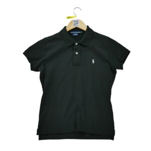 Polo manches courtes femme noir Polo Ralph Lauren Col Polo