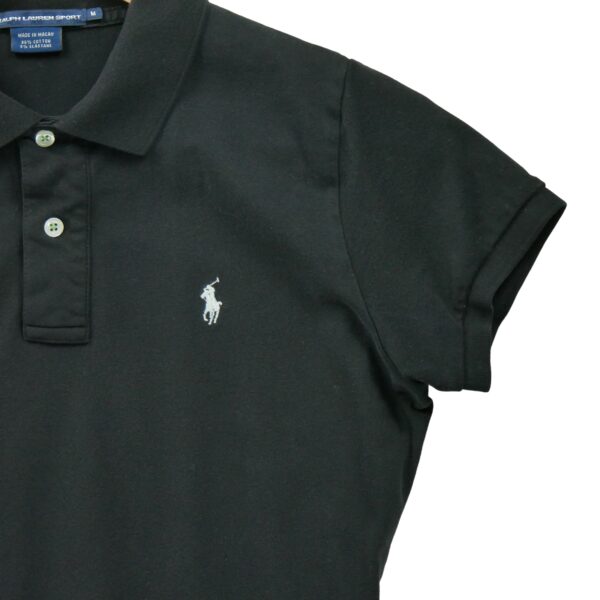 Polo manches courtes femme noir Polo Ralph Lauren Col Polo