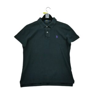 Polo manches courtes femme noir Polo Ralph Lauren Col Polo
