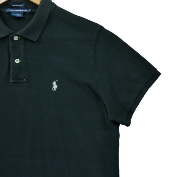 Polo manches courtes femme noir Polo Ralph Lauren Motif a rayures Col Polo