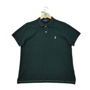 Polo manches courtes femme noir Polo Ralph Lauren Motif a rayures Col Polo