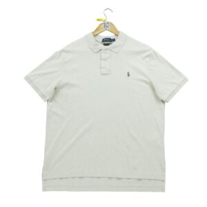 Polo manches courtes homme beige Polo Ralph Lauren Motif chine Col Polo