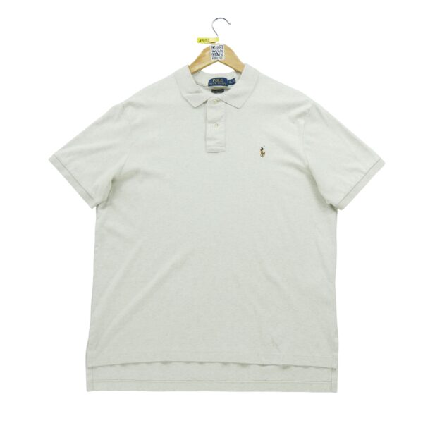Polo manches courtes homme beige Polo Ralph Lauren Motif chine Col Polo