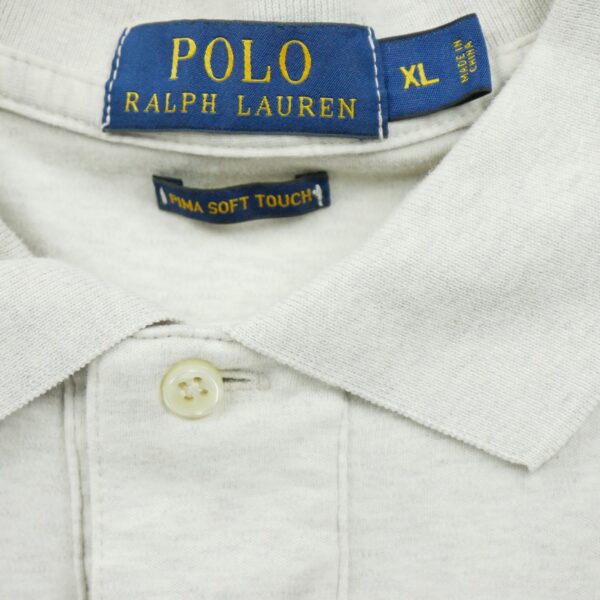 Polo manches courtes homme beige Polo Ralph Lauren Motif chine Col Polo