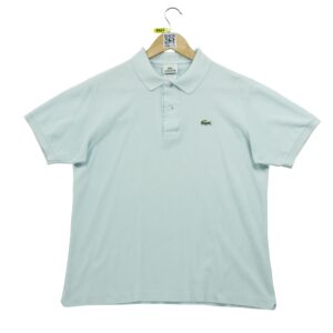 Polo manches courtes homme bleu clair Lacoste Col Polo