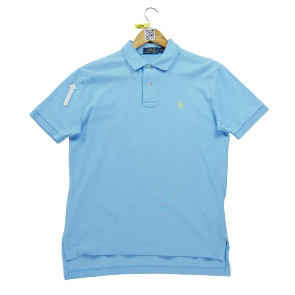 Polo manches courtes homme bleu clair Polo Ralph Lauren Col Polo