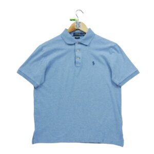 Polo manches courtes homme bleu clair Polo Ralph Lauren Col Polo