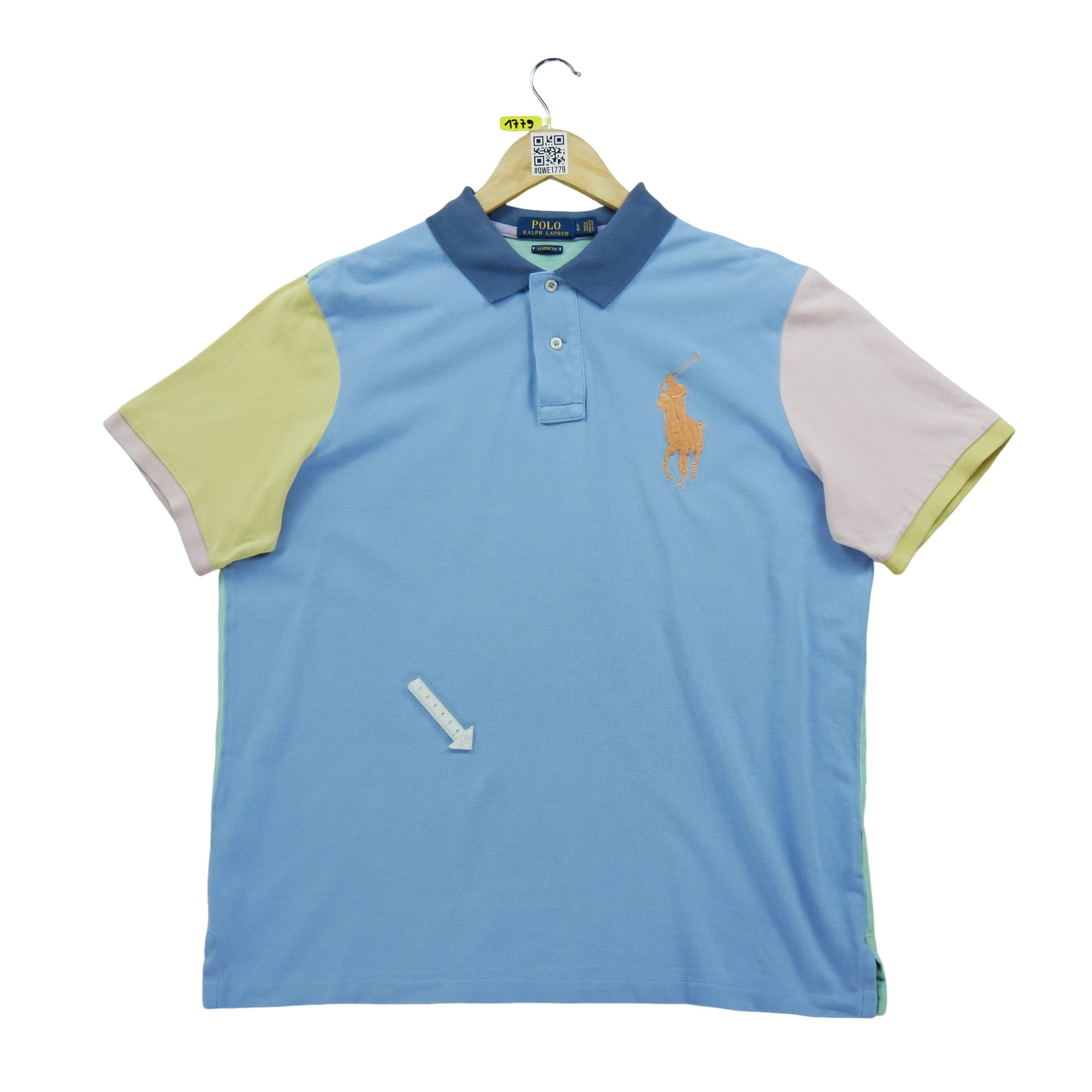 Polos Polyvalents Polo Ralph Lauren Bleu Et Jaune Polo Ralph