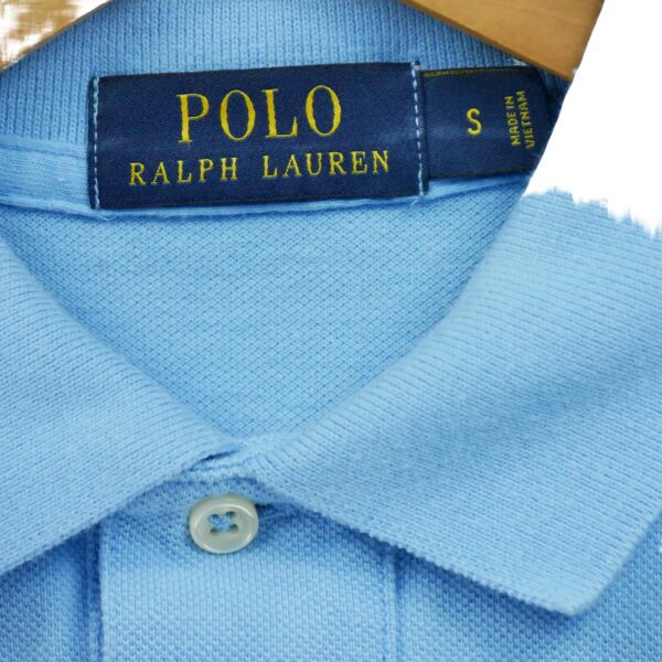 Polo manches courtes homme bleu clair Polo Ralph Lauren Col Polo